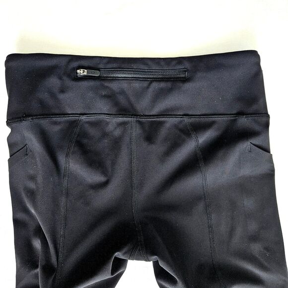 Lululemon Pace Rival Crop Full-On Luxtreme 22" Womens Size 4 Black - Picture 8 of 15